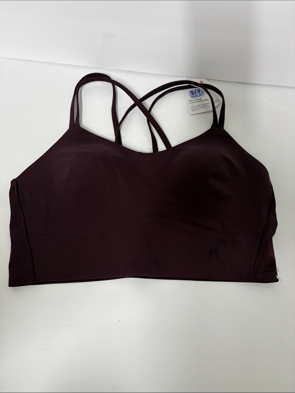 lululemon athletica Strappy Sports Bra - Deep Plum